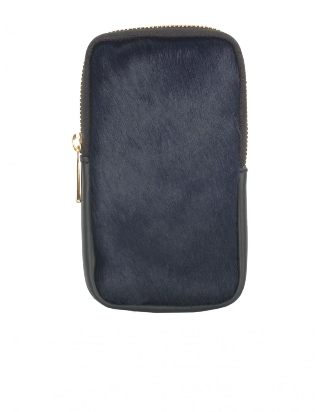 Funda Móvil Colgar Piel Azul Marino