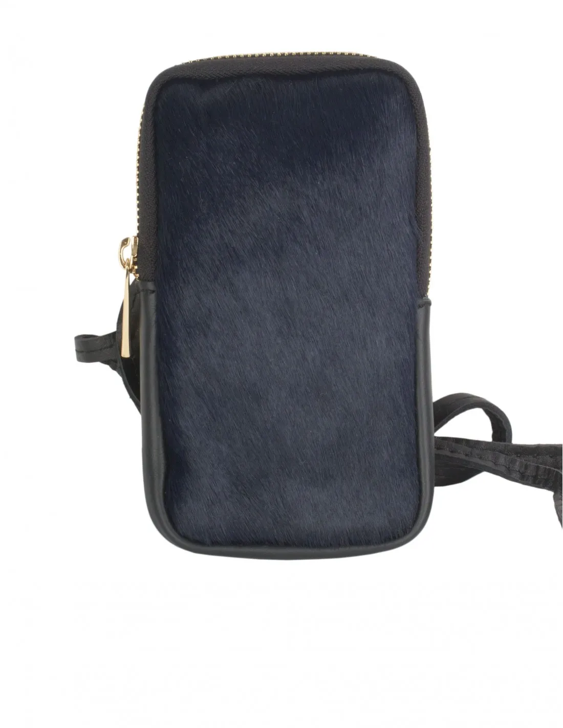 Funda Móvil Colgar Piel Azul Marino