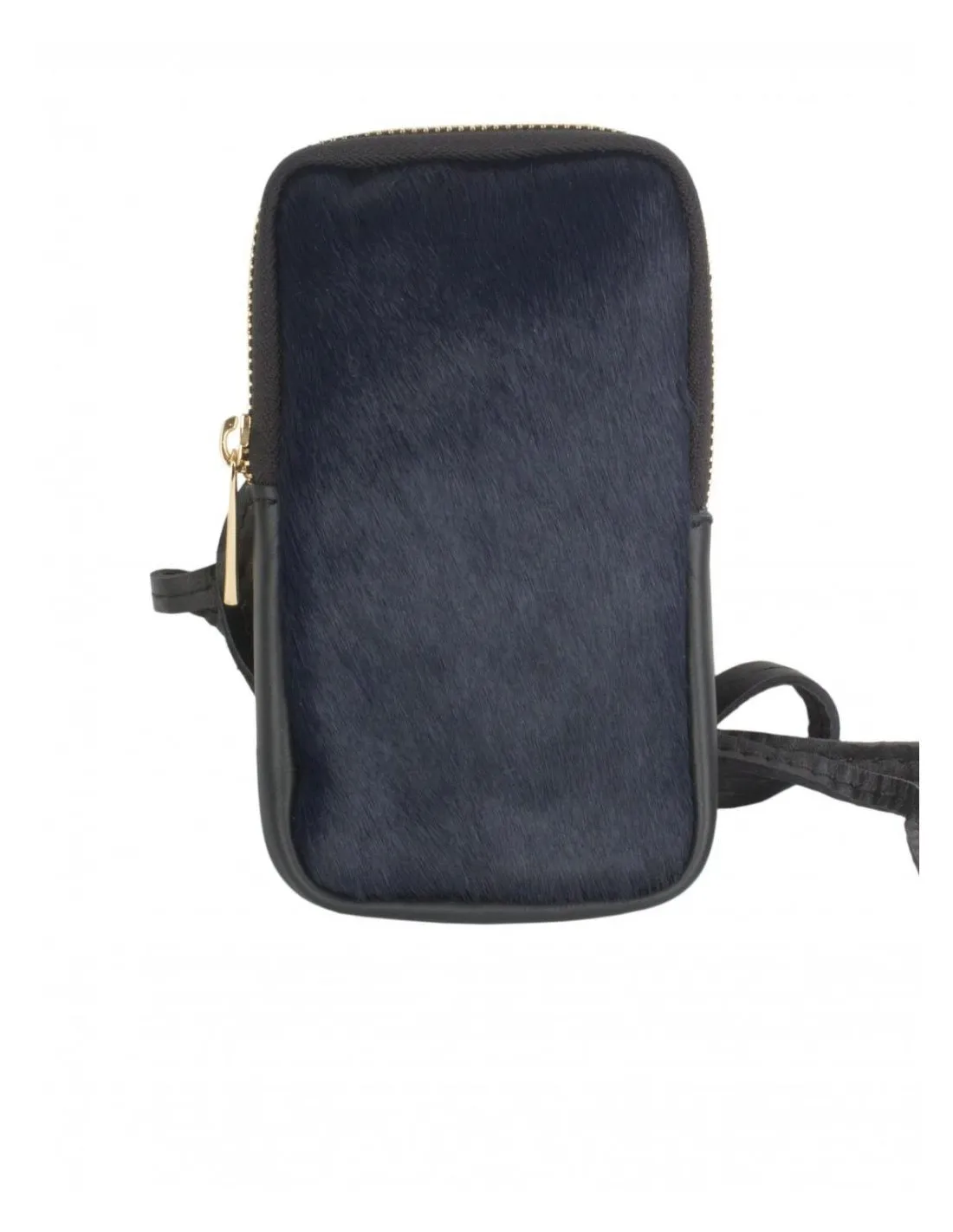 Funda Móvil Colgar Piel Azul Marino