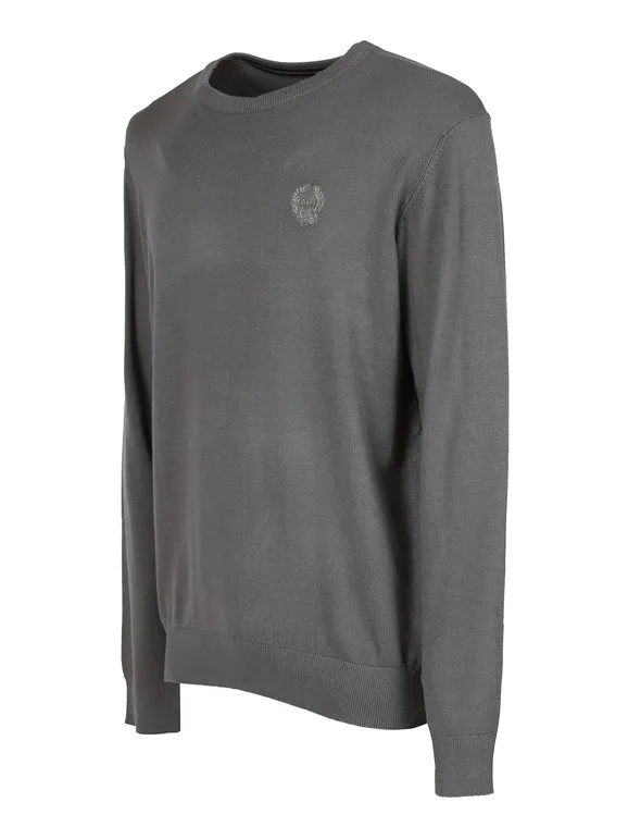 Gian Marco Venturi Jersey de punto con cuello redondo para hombre