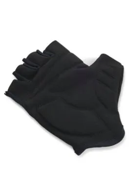 Guantes de ciclismo sin dedos BOSS x ASSOS con acolchado en la palma