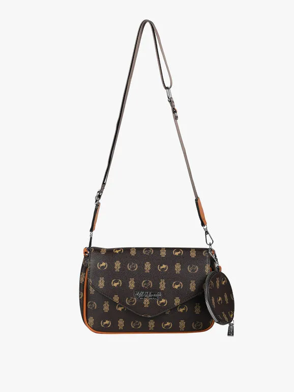 Harvey Miller Bolso bandolera con estampado y monedero