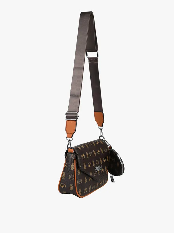 Harvey Miller Bolso bandolera con estampado y monedero