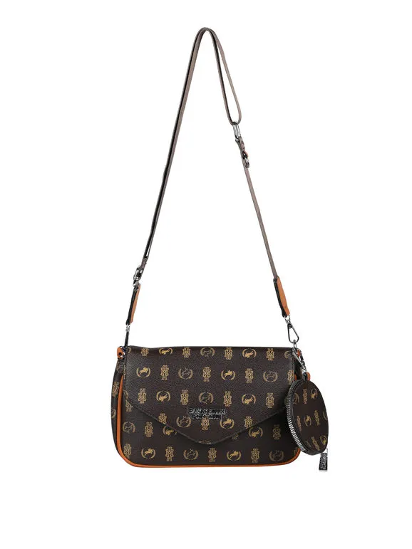 Harvey Miller Bolso bandolera con estampado y monedero