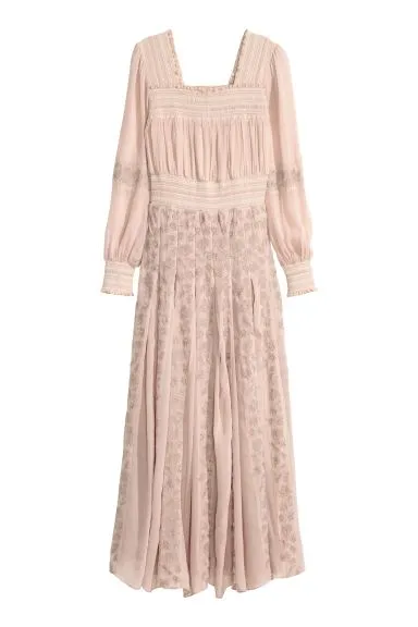H&M Vestido ''Chiffon maxi''