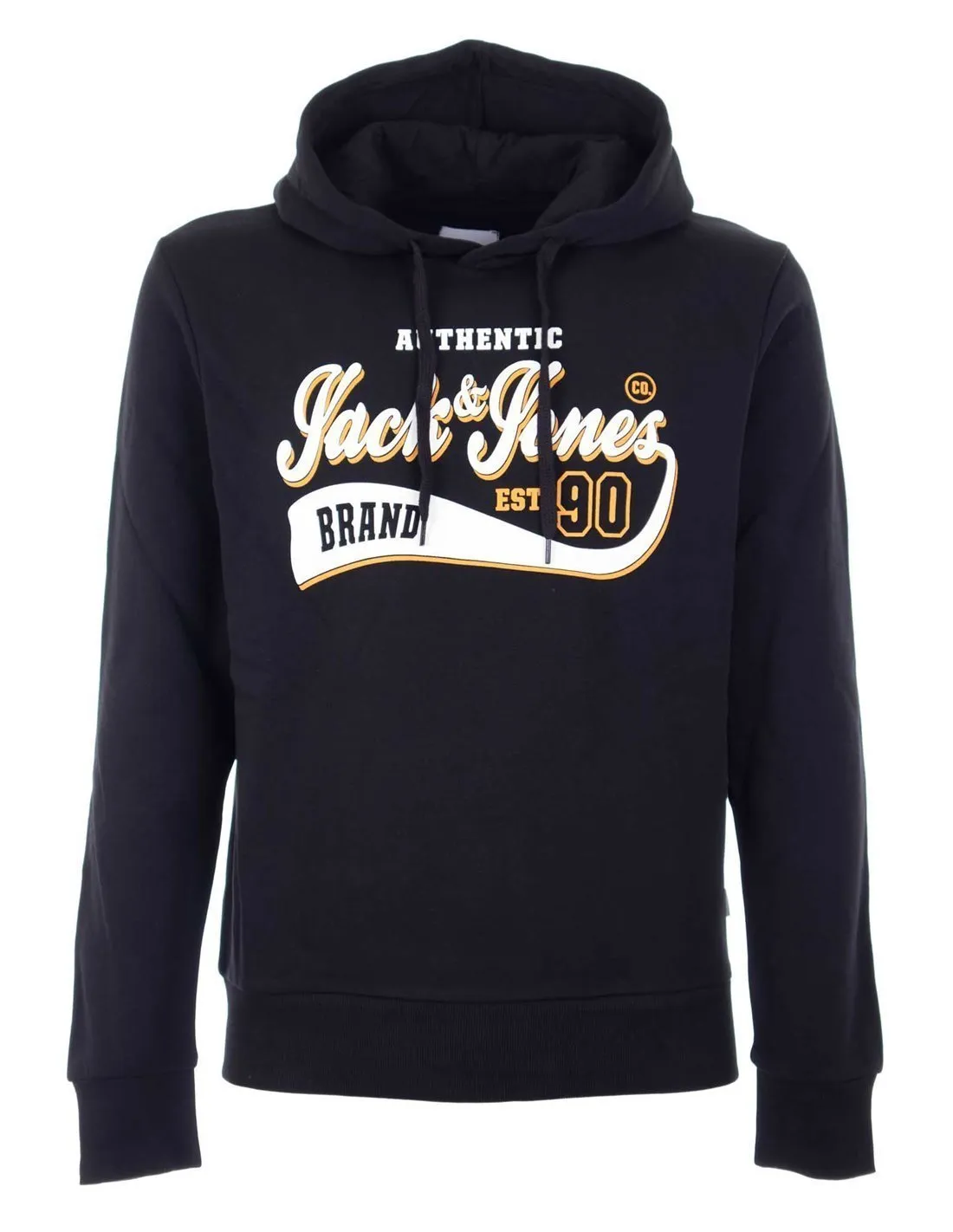 JACK & JONES  SUDADERA NEGRA JJELOGO 12233597 HOMBRE