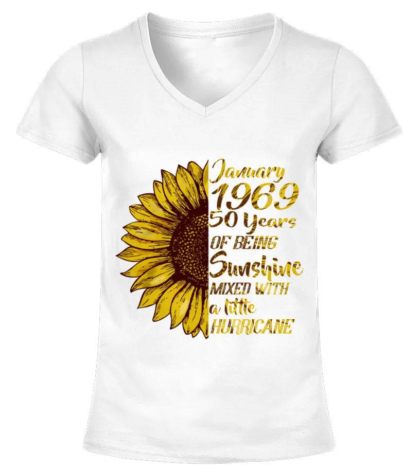 January 1969 Camiseta cuello pico Mujer