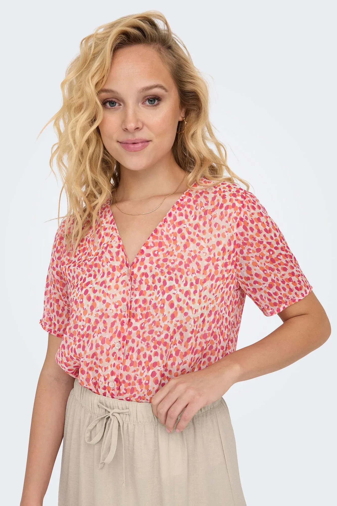 JDY Top escote pico