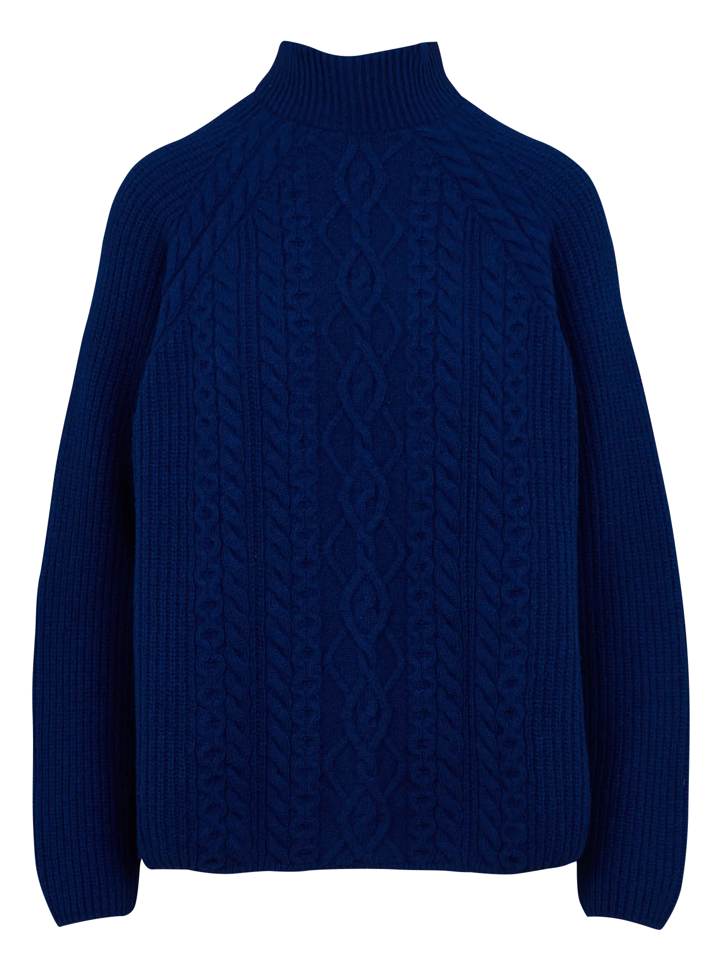 Jersey oversize de mezcla de lana con cuello redondo en beige