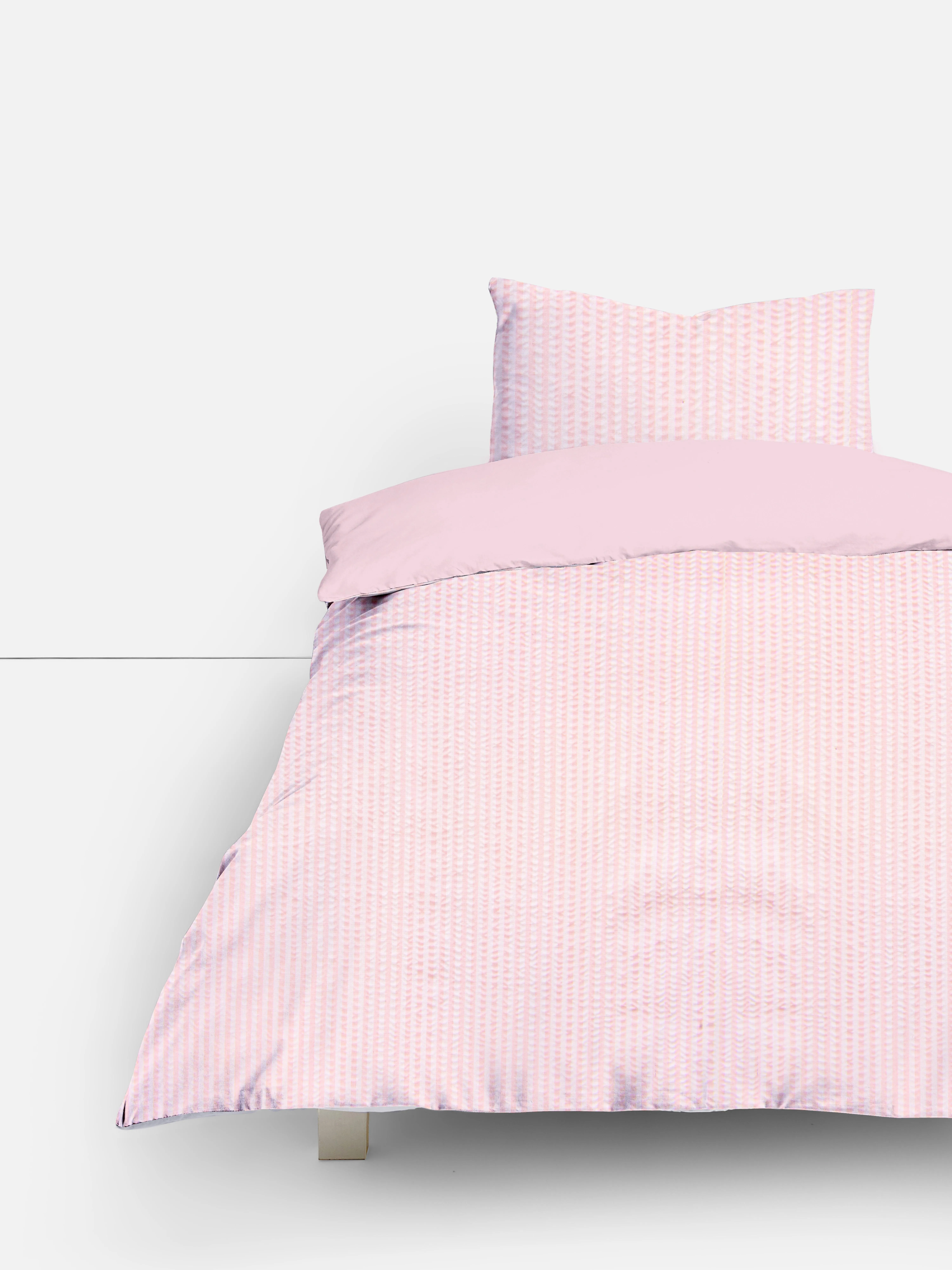 Juego de fundas para cama individual rosa de sirsaca