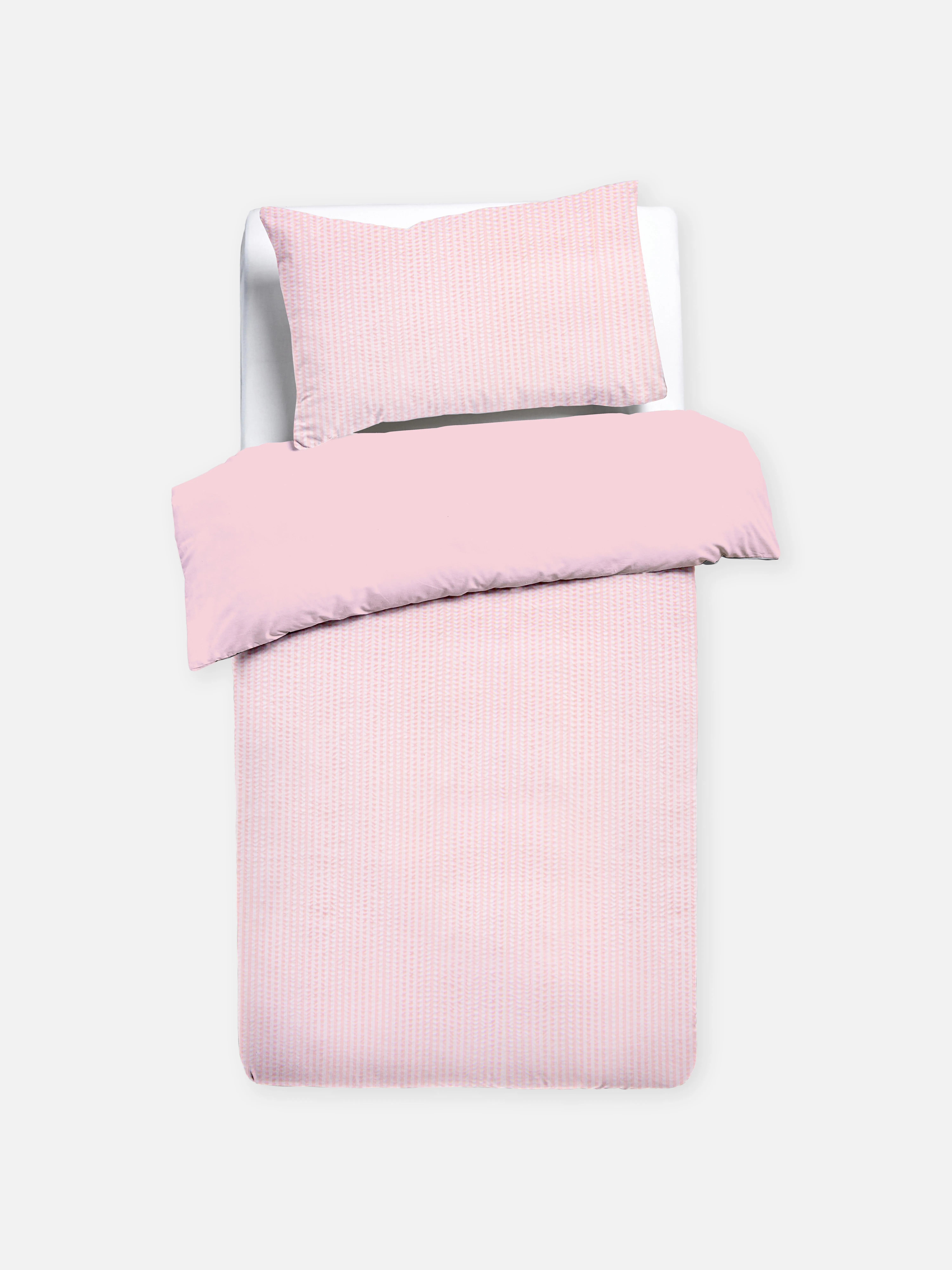 Juego de fundas para cama individual rosa de sirsaca
