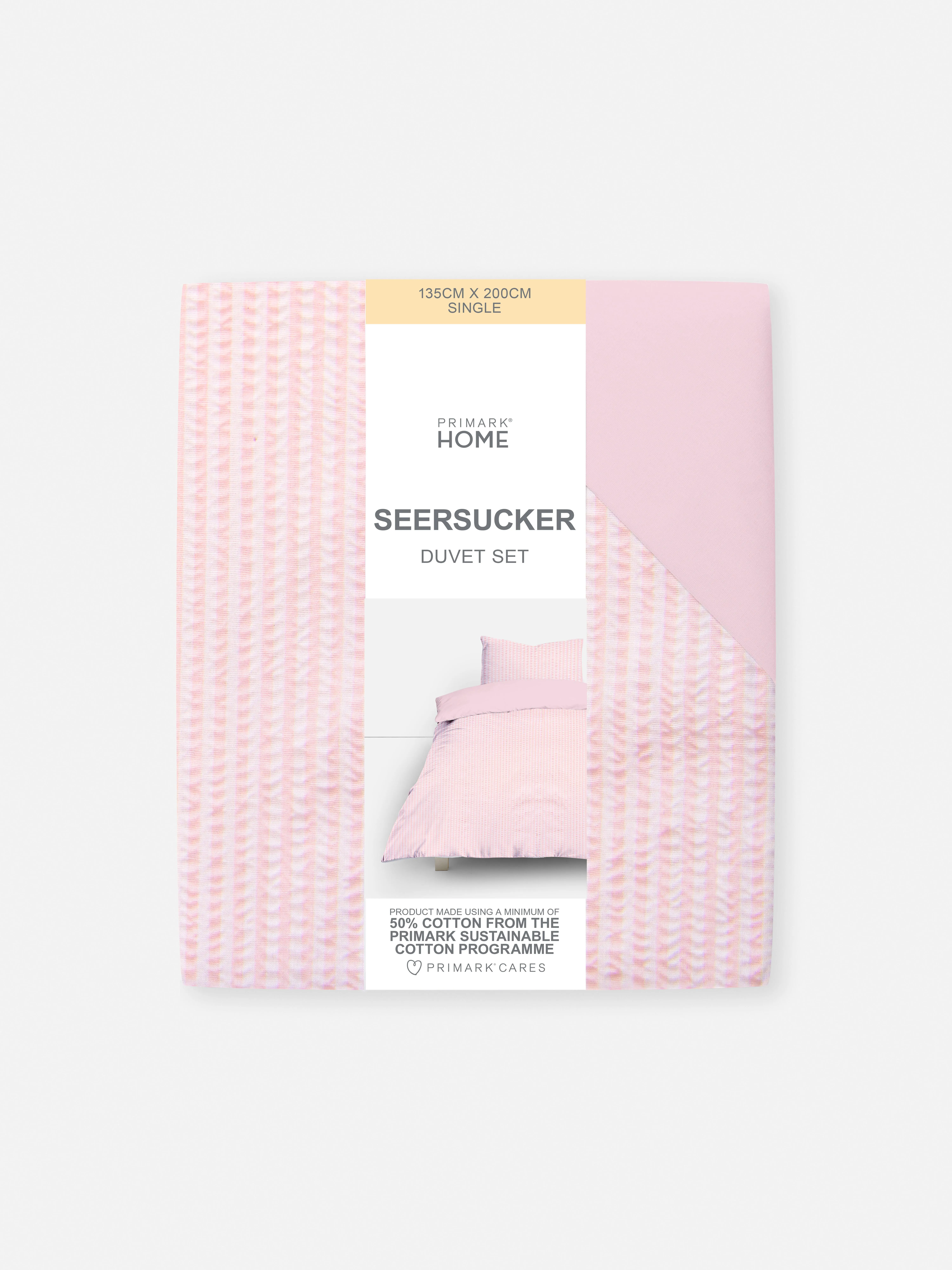 Juego de fundas para cama individual rosa de sirsaca