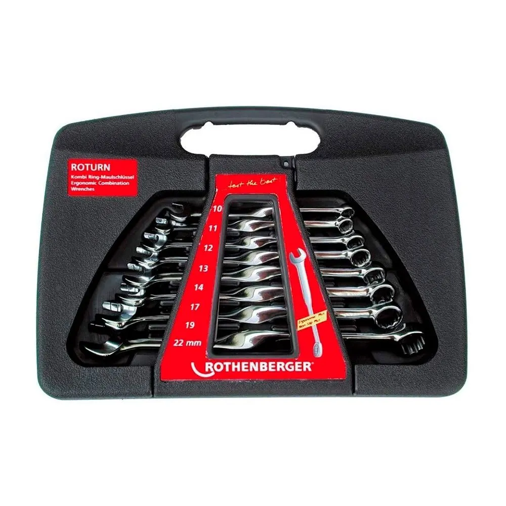 Juego de llaves Rothenberger Roturn 8 piezas
