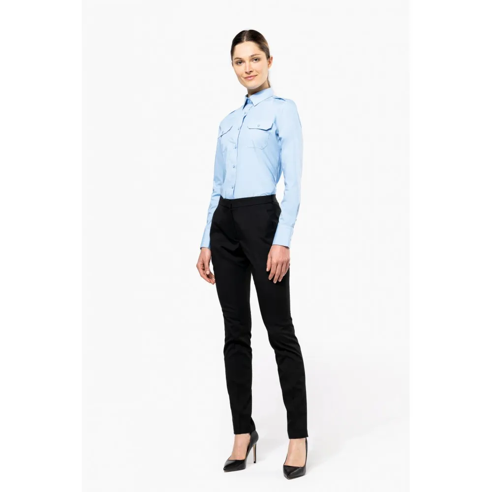 K506CAMISETA PILOTO MANGA LARGA MUJER