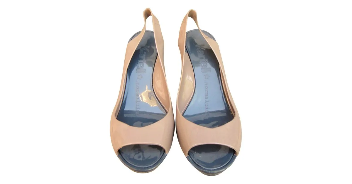 Kartell Tacones Beige Gris 