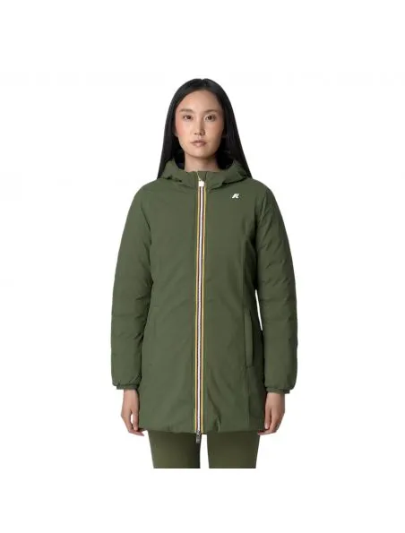 KWAY Chaqueta Denise Thermo Reversible Mujer Green C/Black Pure