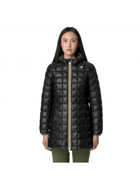 KWAY Chaqueta Denise Thermo Reversible Mujer Green C/Black Pure