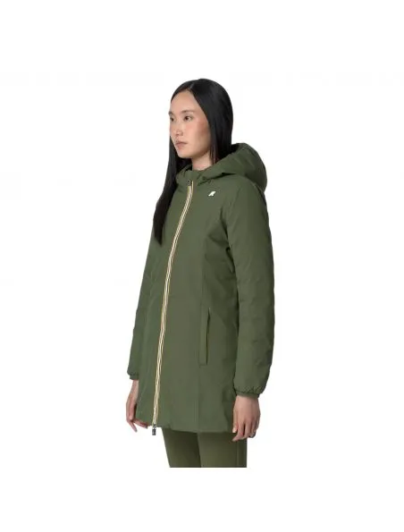 KWAY Chaqueta Denise Thermo Reversible Mujer Green C/Black Pure