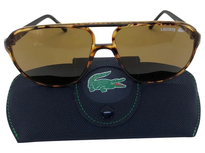 Lacoste Gafas de sol Castaño Caramelo 