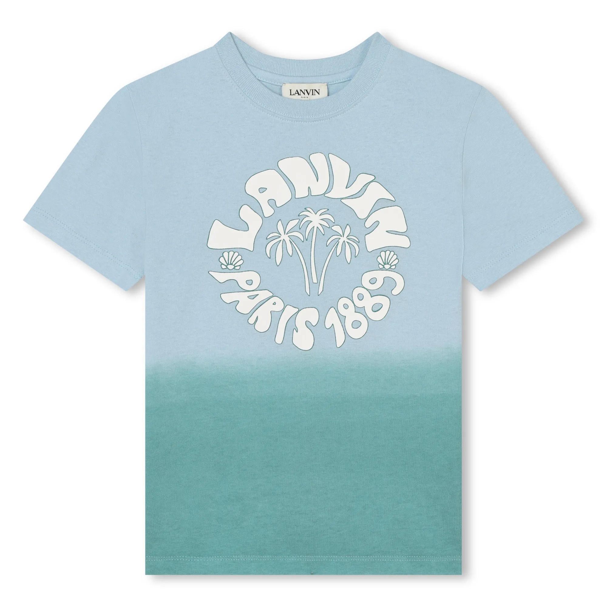 LANVIN Camiseta multicolor de algodón