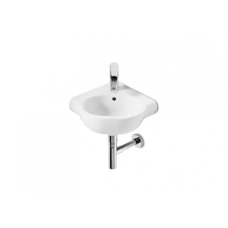LAVABO DE PORCELANA MURAL ANGULAR MERIDIAN  ROCA