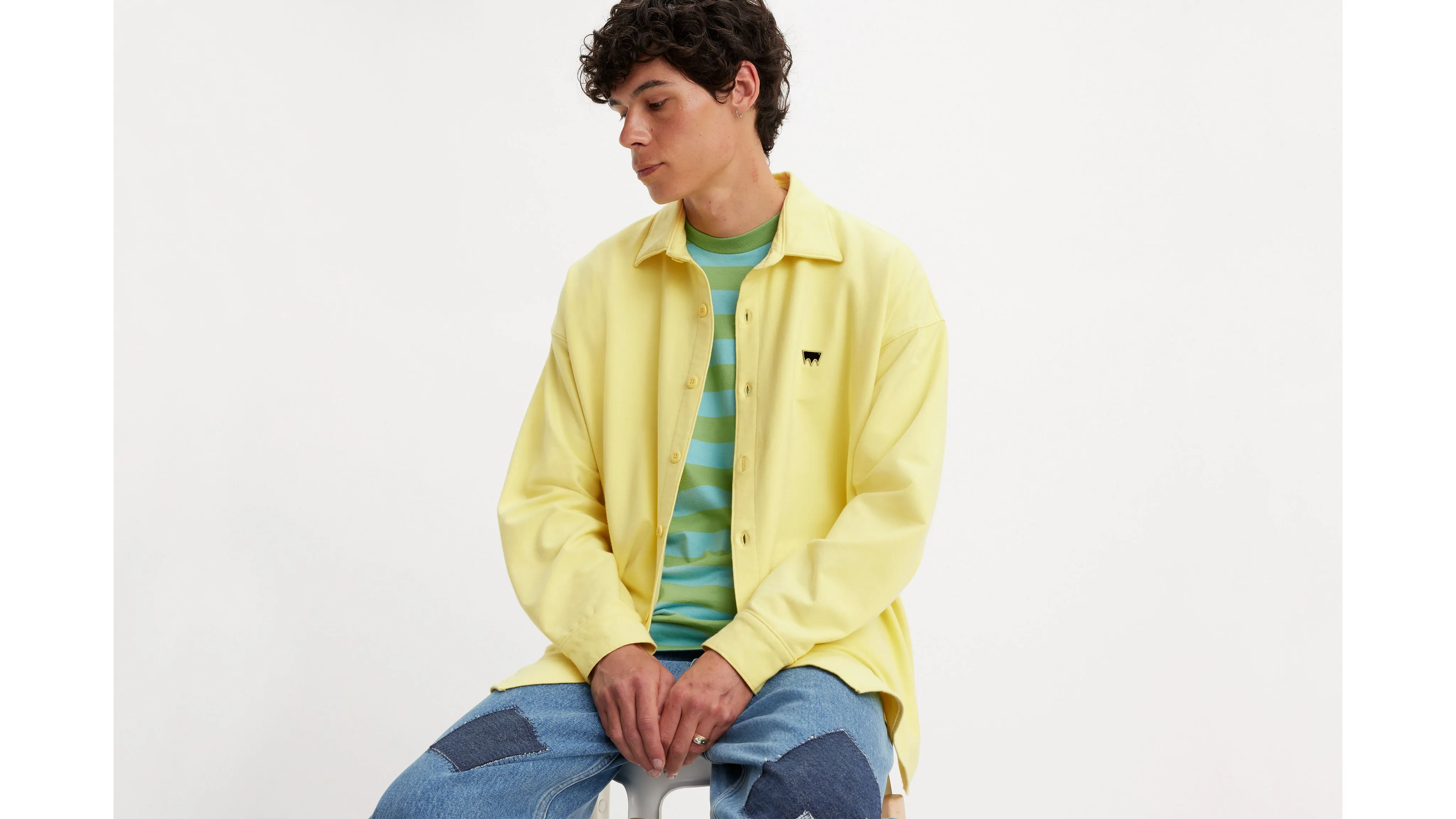 LEVI'S® SKATEBOARDING SUDADERA BUTTONUP FLEECE