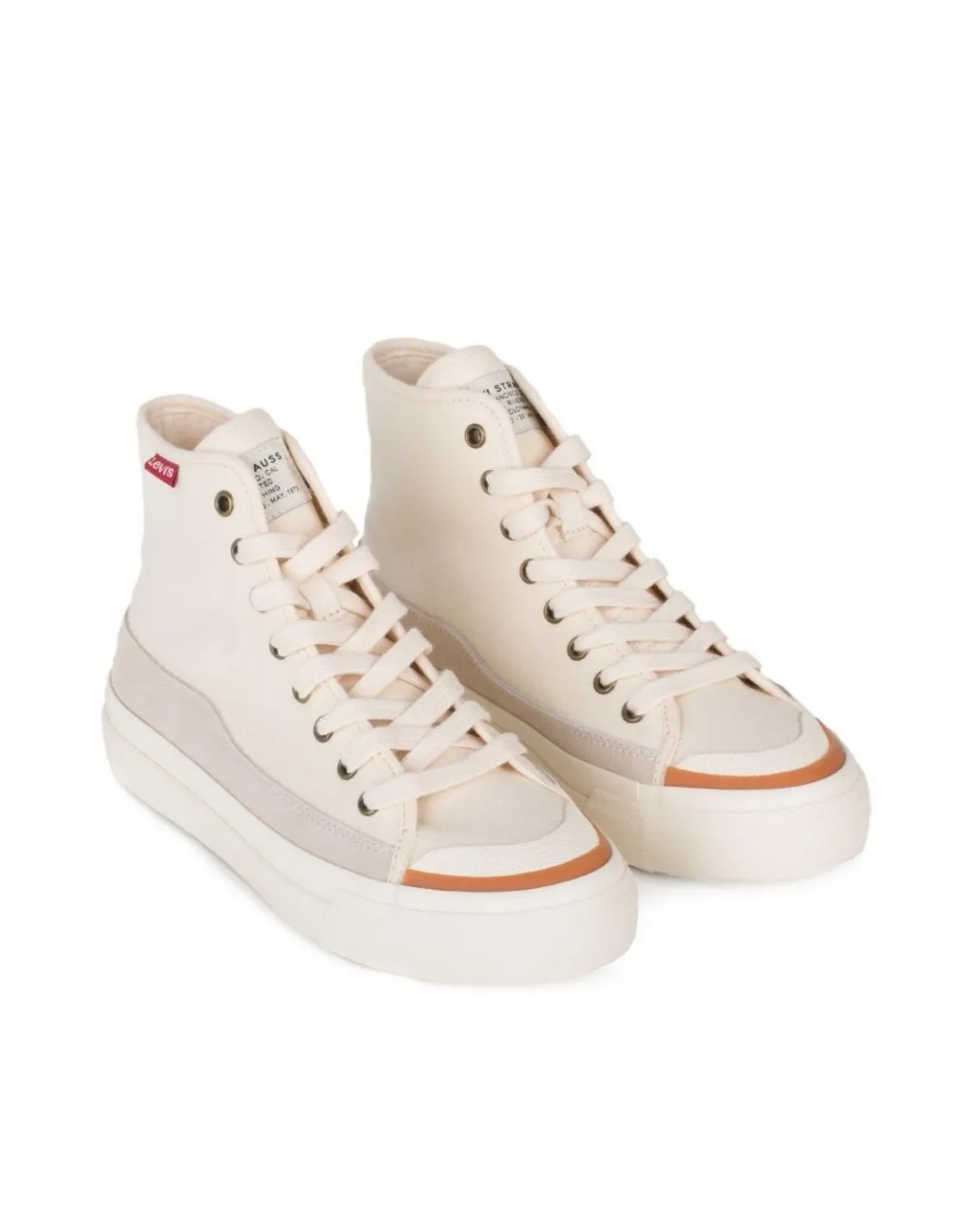 LEVIS Zapatillas Altas Beige