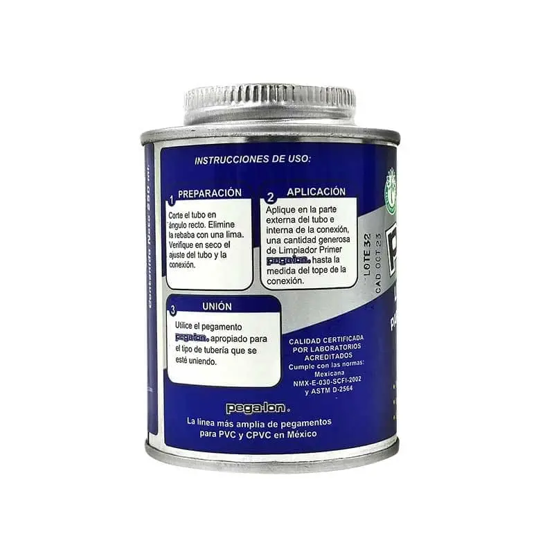 LIMPIADORPREMIER PARA PVC Y CPVC PEGALON 70007 250 ML
