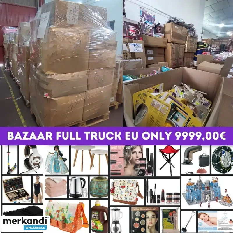 LOTES DE BAZAR  LIQUIDACIóN DE PRODUCTOS DE EUROPA | CAMIóN