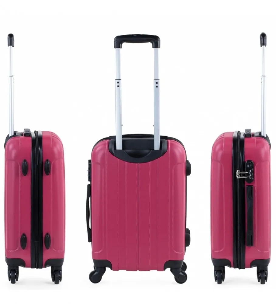 MALETA DE VIAJE RíGIDA DE CABINA 4 RUEDAS 771150 FRESA 55X37X20CM