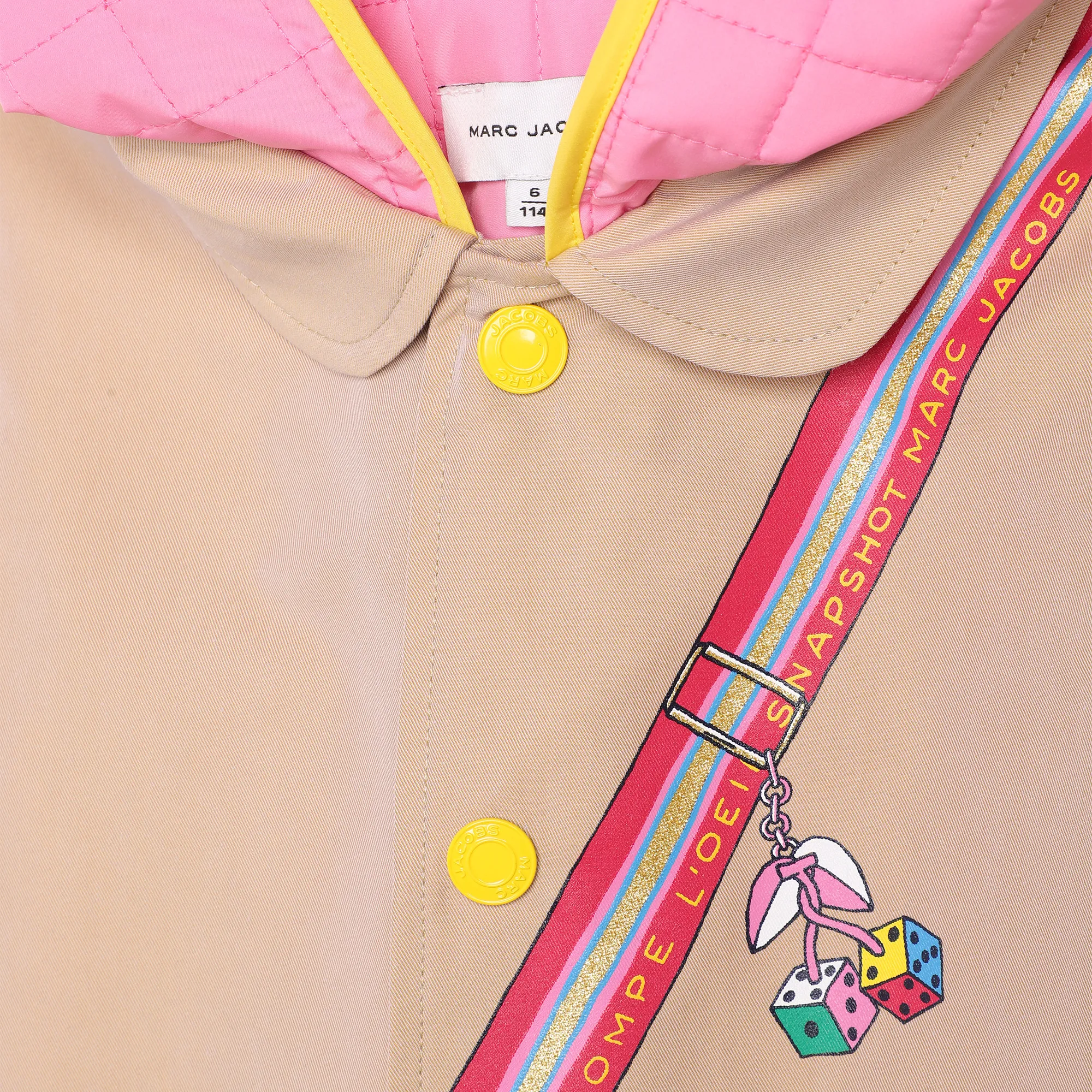 MARC JACOBS Gabardina con capucha