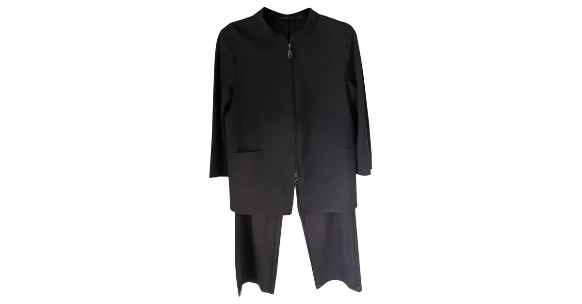 Marithé et François Girbaud traje de pantalon Gris antracita 