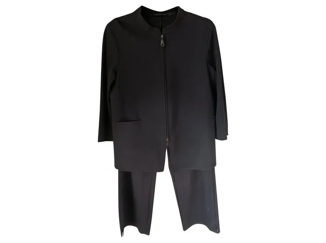Marithé et François Girbaud traje de pantalon Gris antracita 