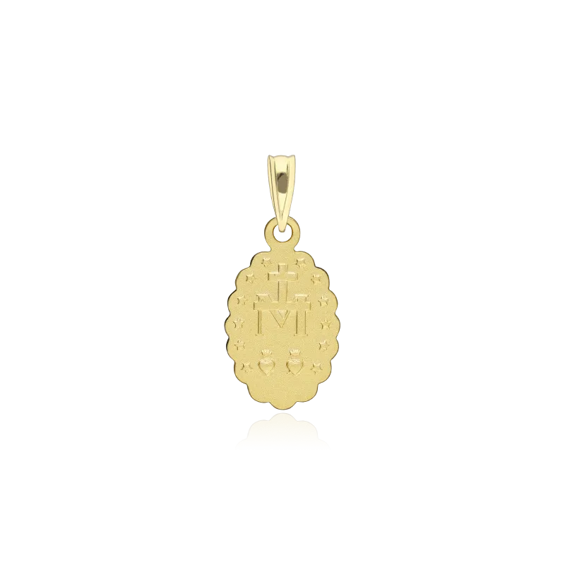 Medalla Virgen Milagrosa Oro 18k 0307426