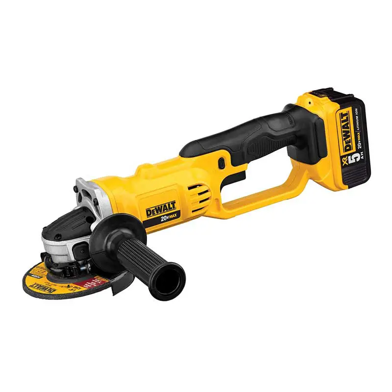 MINIESMERILADORA INALAMBRICA DEWALT 20V DCG412P2 41/2 + BAT