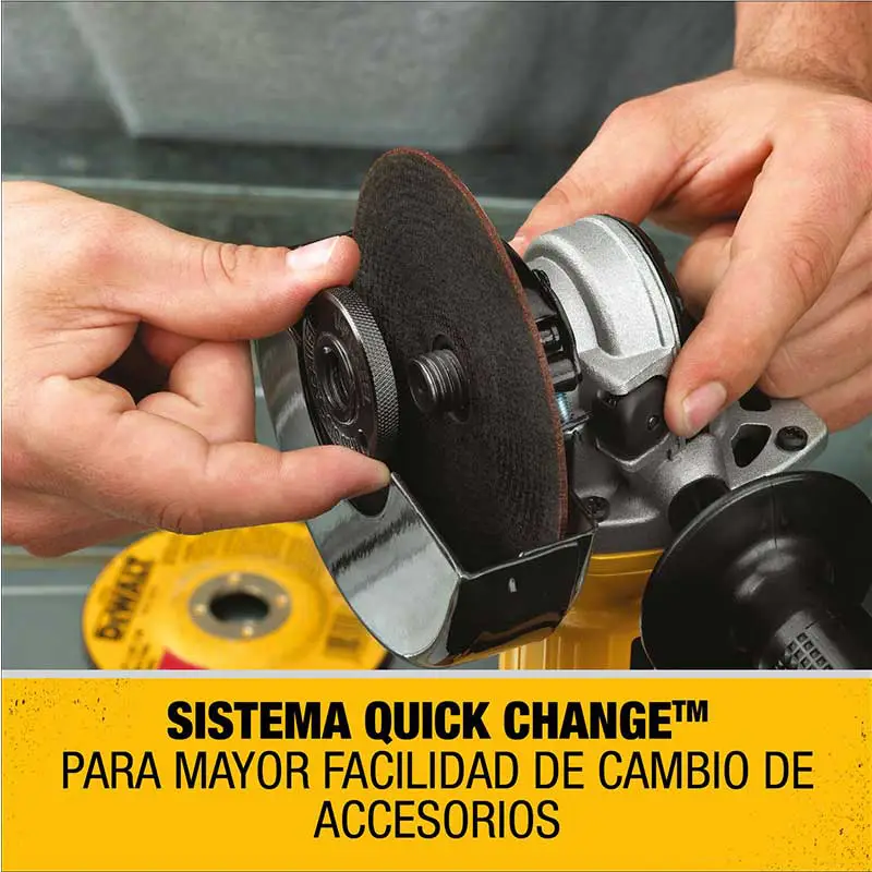 MINIESMERILADORA INALAMBRICA DEWALT 20V DCG412P2 41/2 + BAT