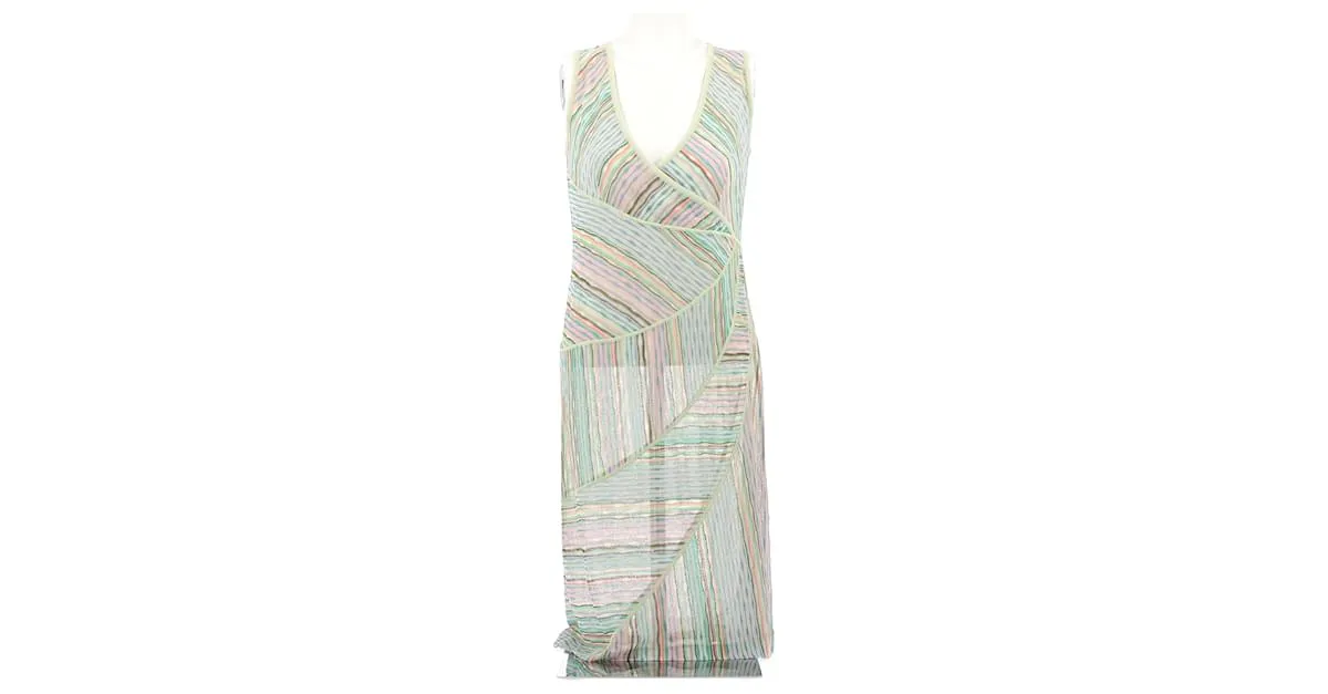 MISSONI Vestidos T.ÉL 40 poliéster Multicolor 