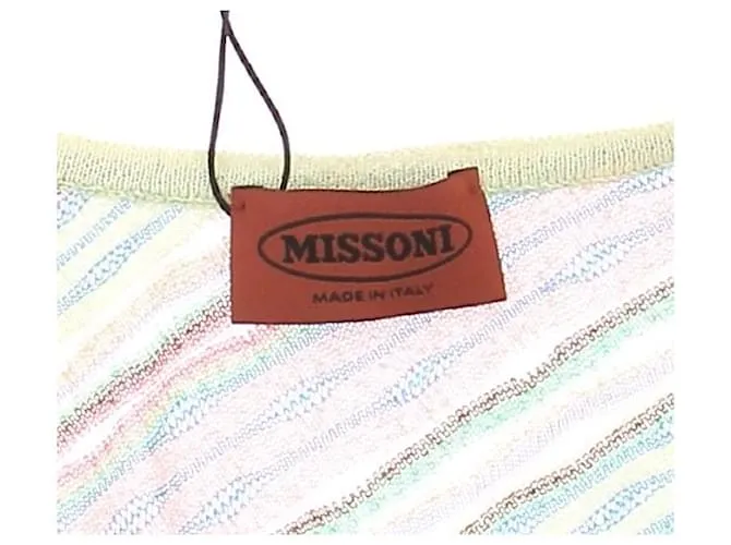 MISSONI Vestidos T.ÉL 40 poliéster Multicolor 