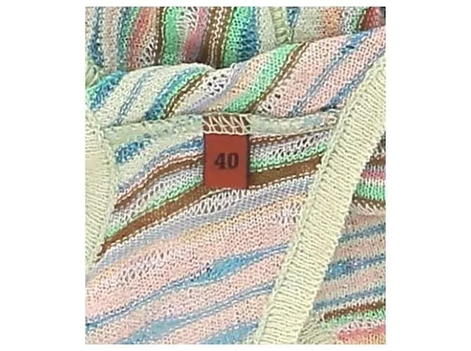 MISSONI Vestidos T.ÉL 40 poliéster Multicolor 
