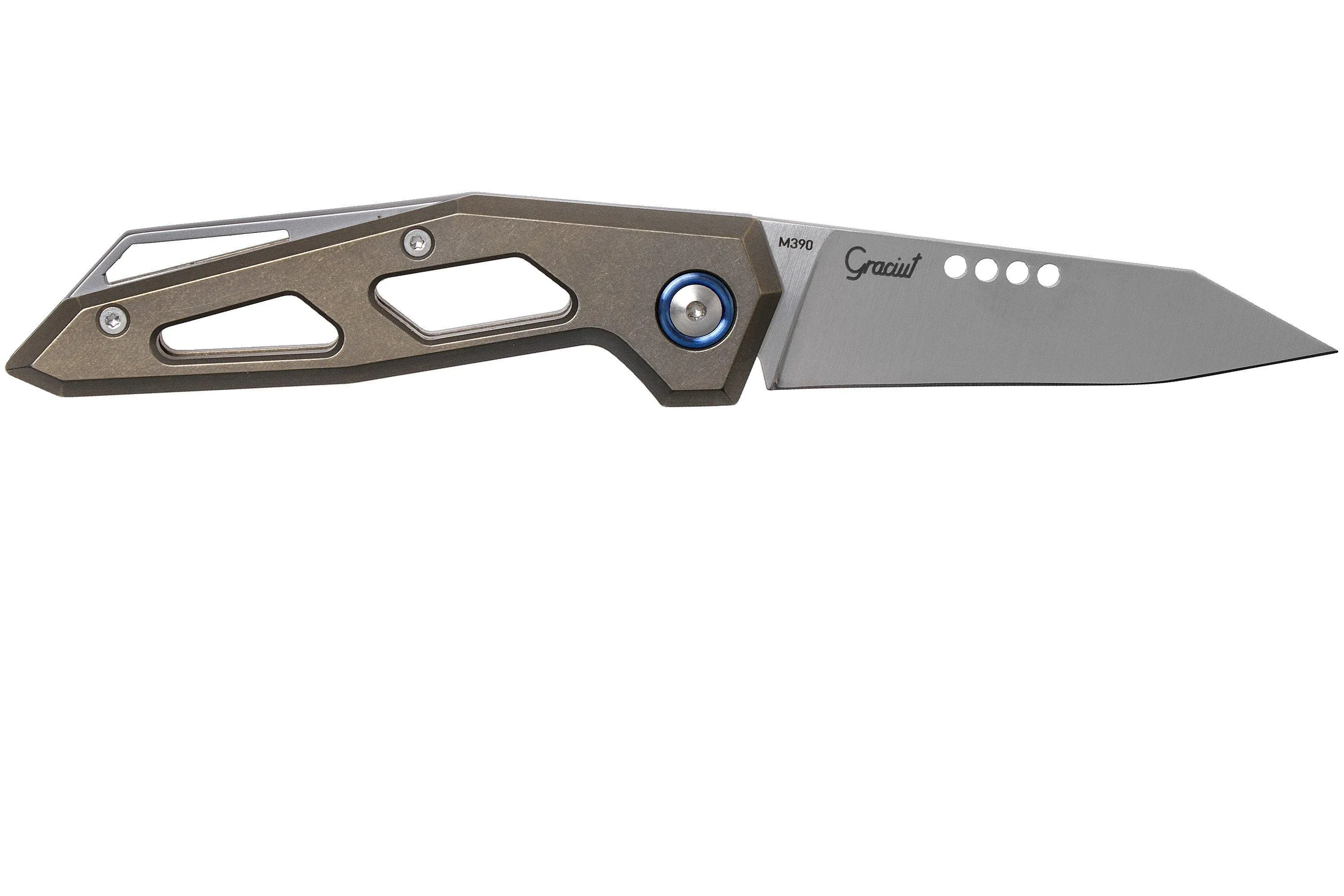 MKM EDGE EGTBR BRONZE STONEWASHED TITANIUM NAVAJA, GRACIUT DESIGN