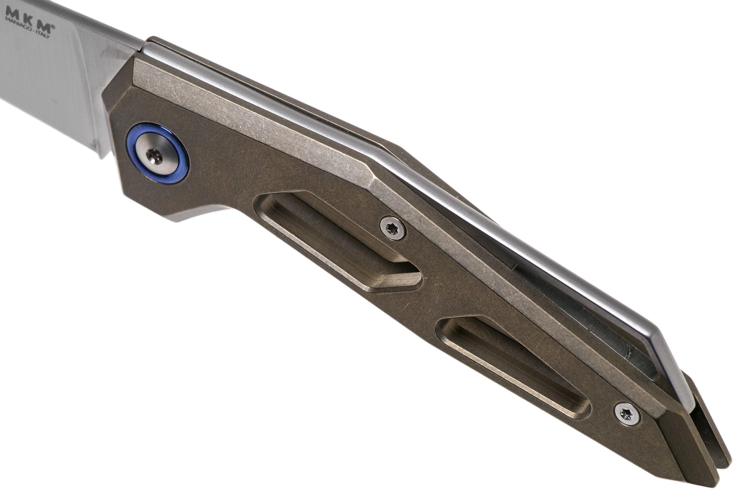 MKM EDGE EGTBR BRONZE STONEWASHED TITANIUM NAVAJA, GRACIUT DESIGN