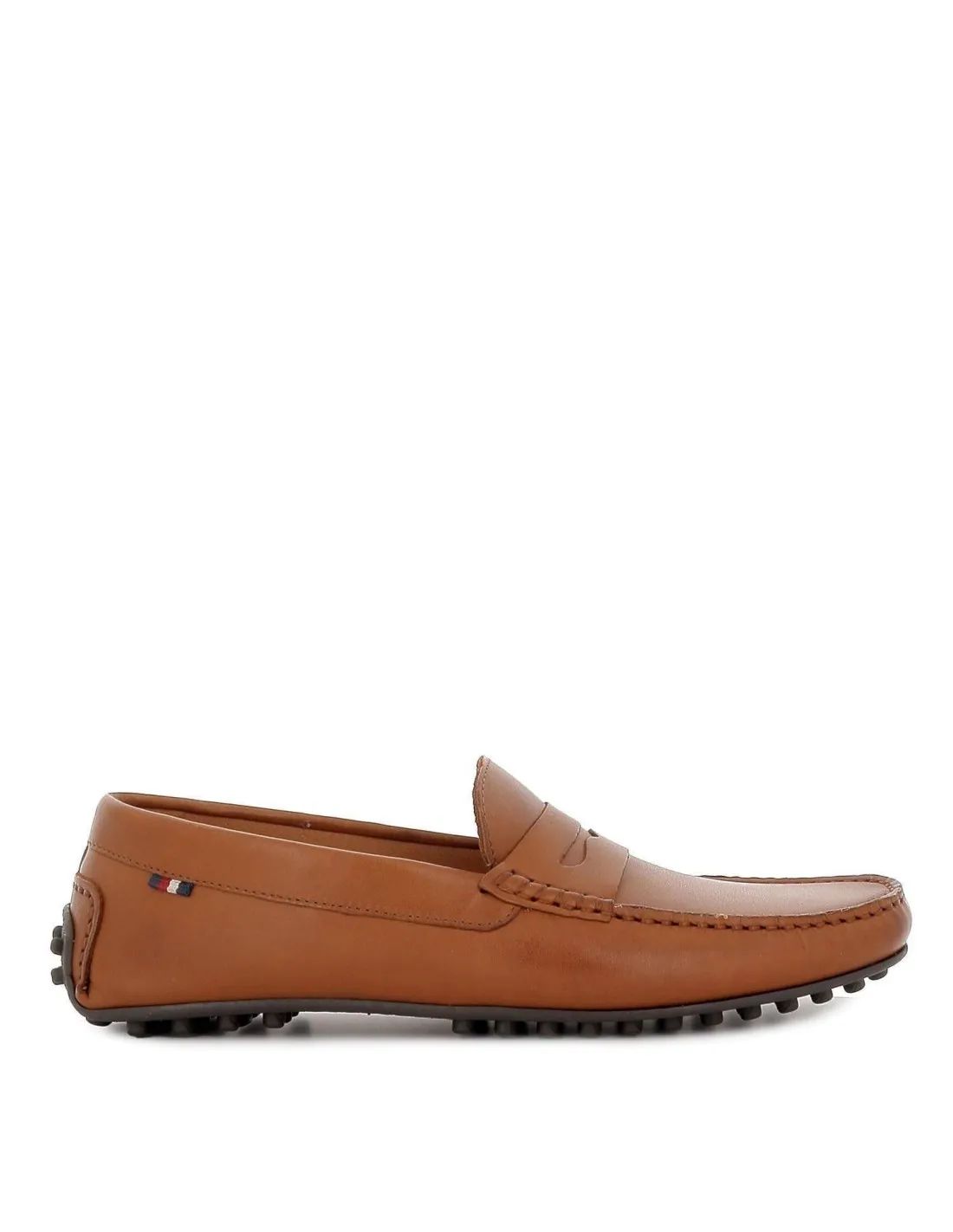 Mocasín antifaz de piel plano de hombre cuero Mesquita Shoes