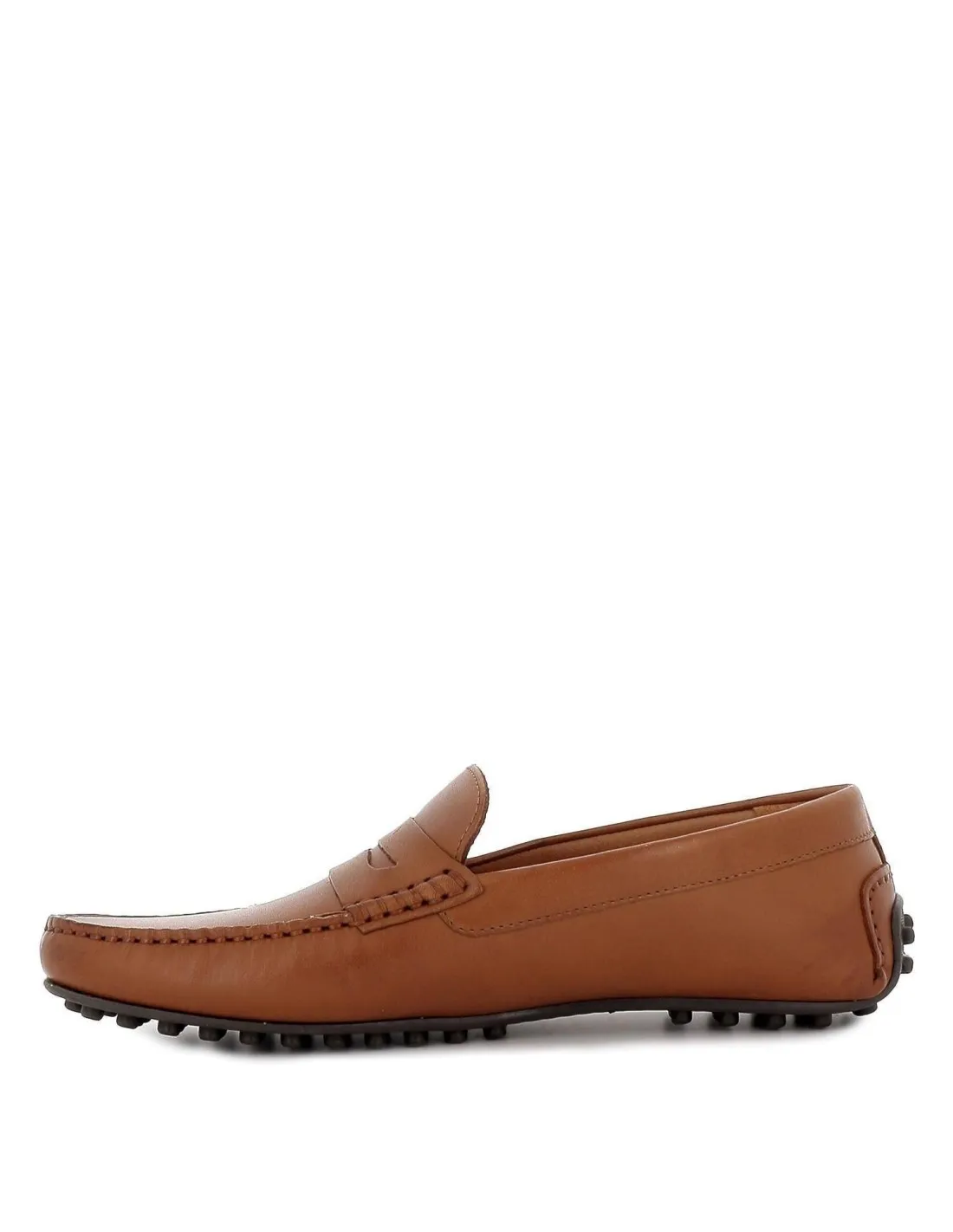 Mocasín antifaz de piel plano de hombre cuero Mesquita Shoes