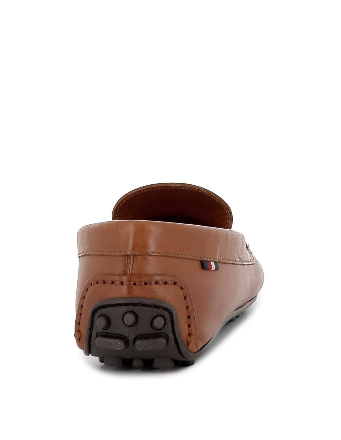Mocasín antifaz de piel plano de hombre cuero Mesquita Shoes