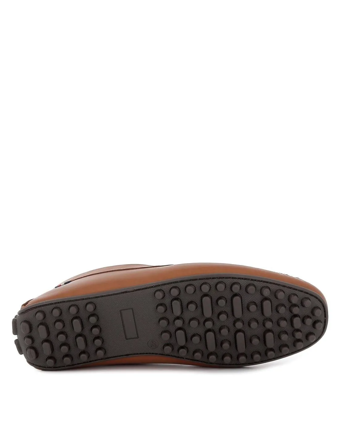 Mocasín antifaz de piel plano de hombre cuero Mesquita Shoes