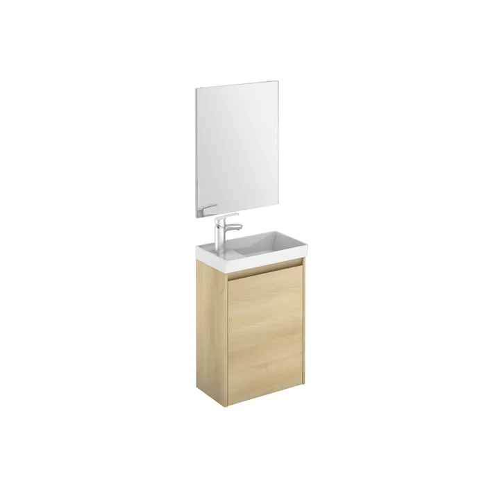 Mueble de baño y espejo Royo Enjoy Roble nórdico
