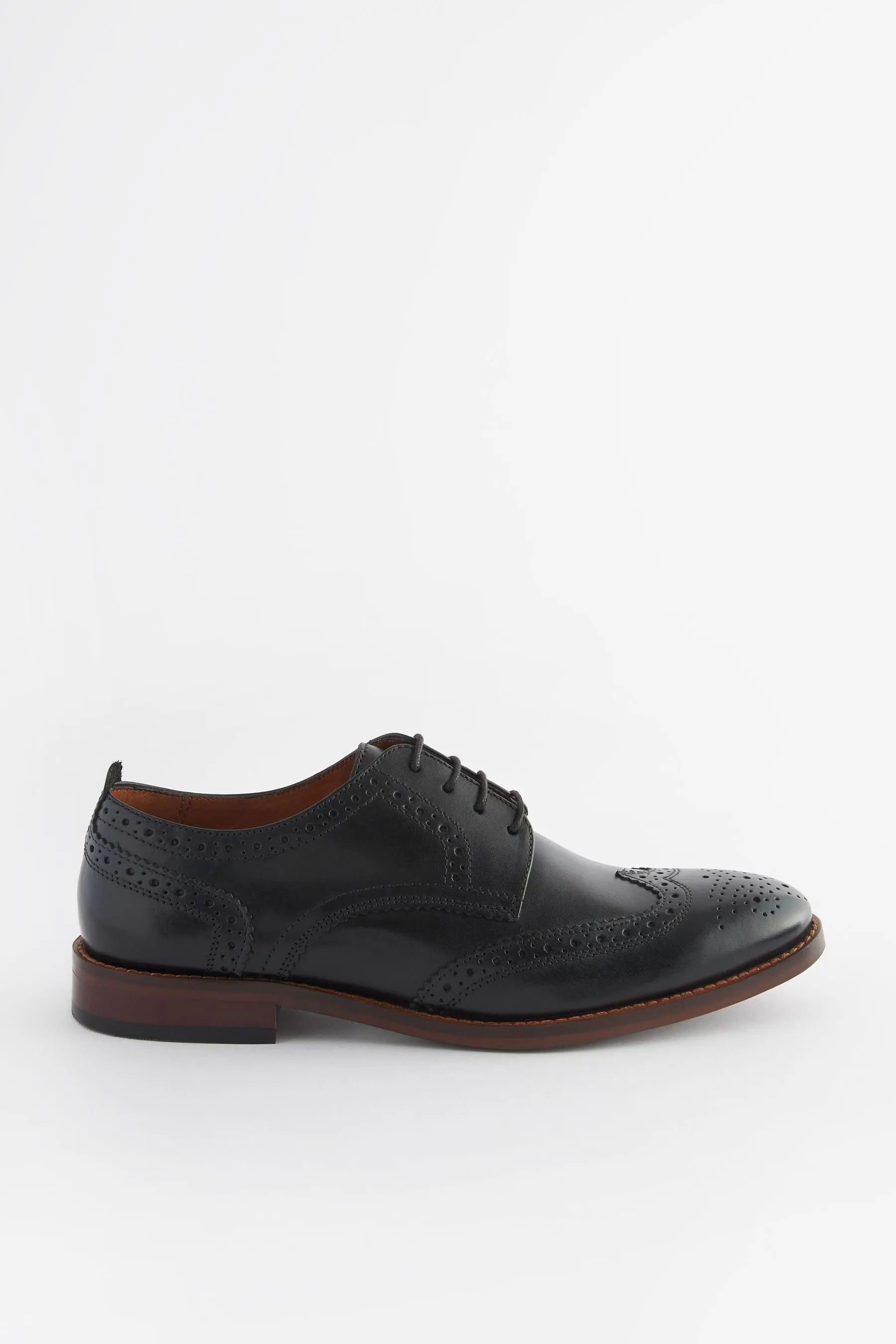 NEGRO  CORTE ANCHO  ZAPATOS OXFORD CON SUELA EN CONTRASTE DE PIEL