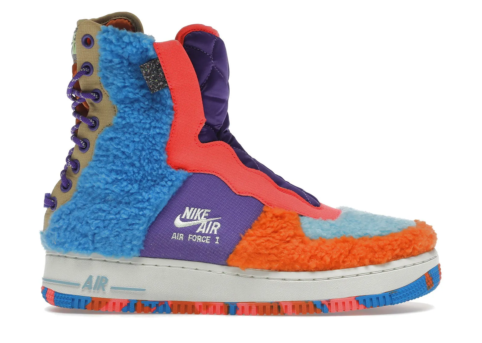 Nike Air Force 1 Rebel XX Sherpa Multi W