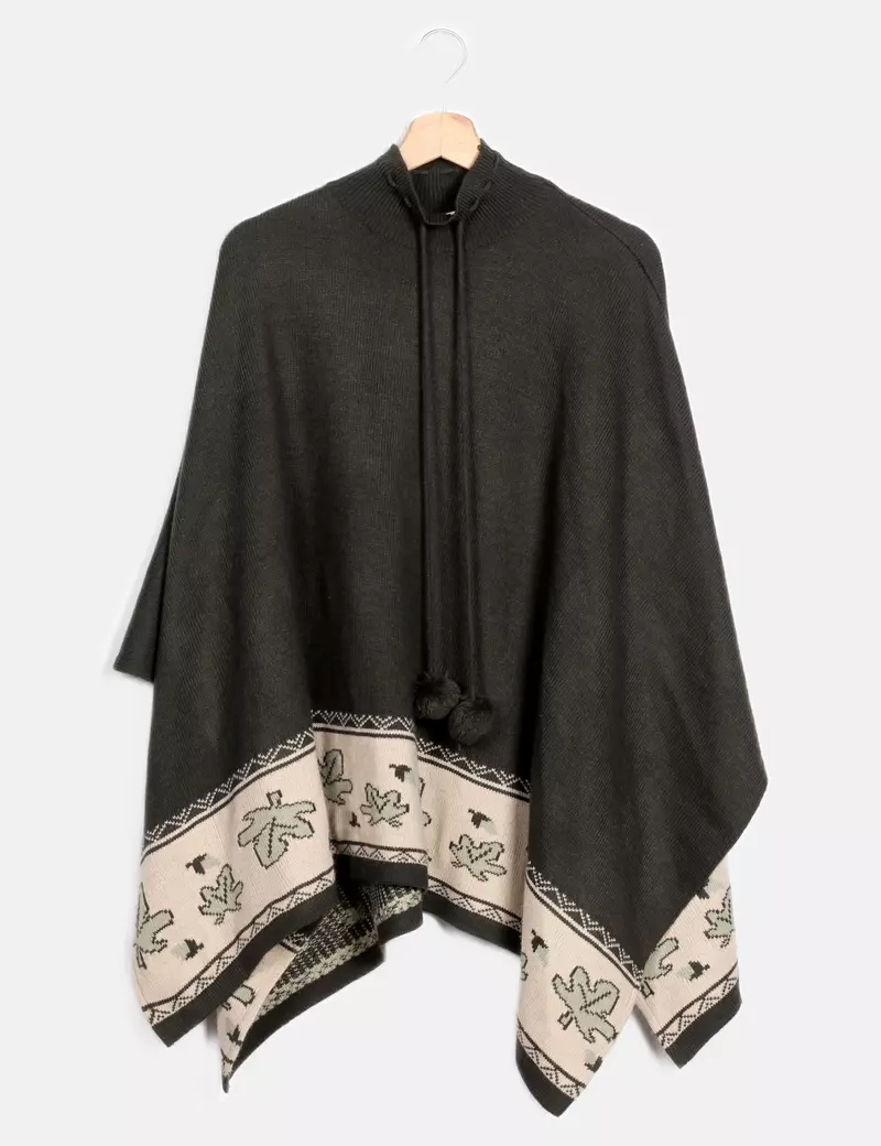 NoName Capa y poncho de punto