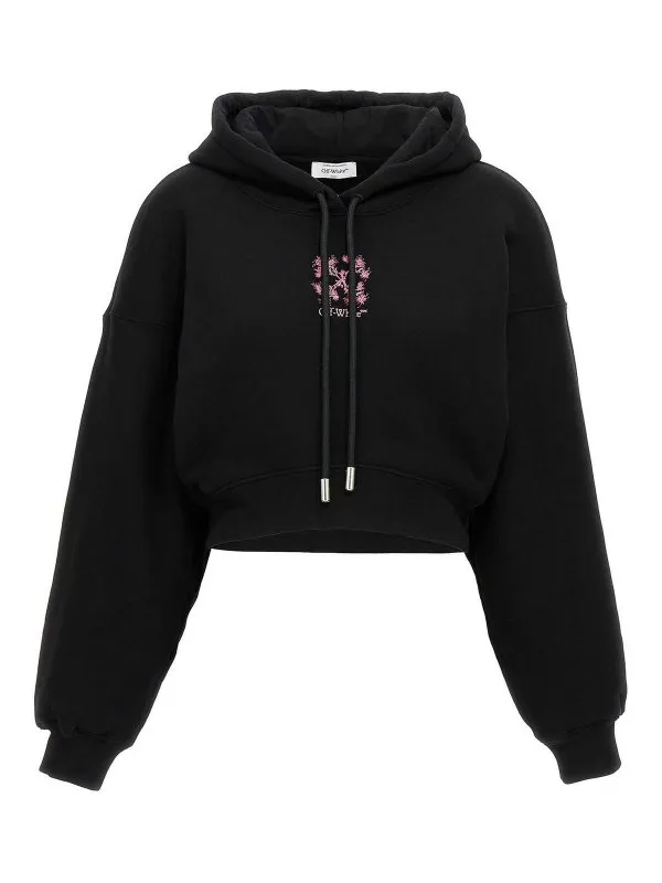 OFFWHITE SUDADERA  NEGRO